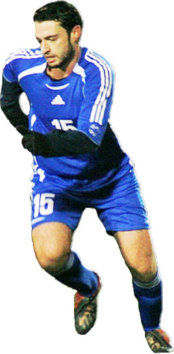 Petar Bajic playing soccer